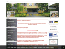 Tablet Screenshot of gimnazjum.wojkowice.eu